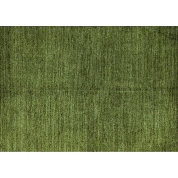 Ahgly Company Machine Washable Indoor Rectangle Abstract Turquoise Blue Modern Area Rugs, 6' x 9'