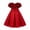 A276 Red, variant on Glisme Toddler Girls Dress Fine Glitter Sequin Puff Sleeve Crew Neck Party Formal Princess Dresses For Girls