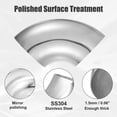 thumbnail image 4 of 3pcs OD 4 Inch 90 Degree Mandrel Bend Elbow Stainless Steel Bend Tube Pipe for Car Arc Length 235mm, 4 of 6