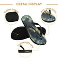 thumbnail image 3 of YAZAOOSummer Flip Flops Creatively Celestial Dreams Simple Beach Sandals, 3 of 8