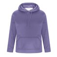 thumbnail image 5 of Sweatshirts for Men Clearance Purple Hooded Sweatshirt Colorful Long Sleeve Tops Black Crew Neck Sweatshirt Men Trendy Mens Shirts Fall, 5 of 8