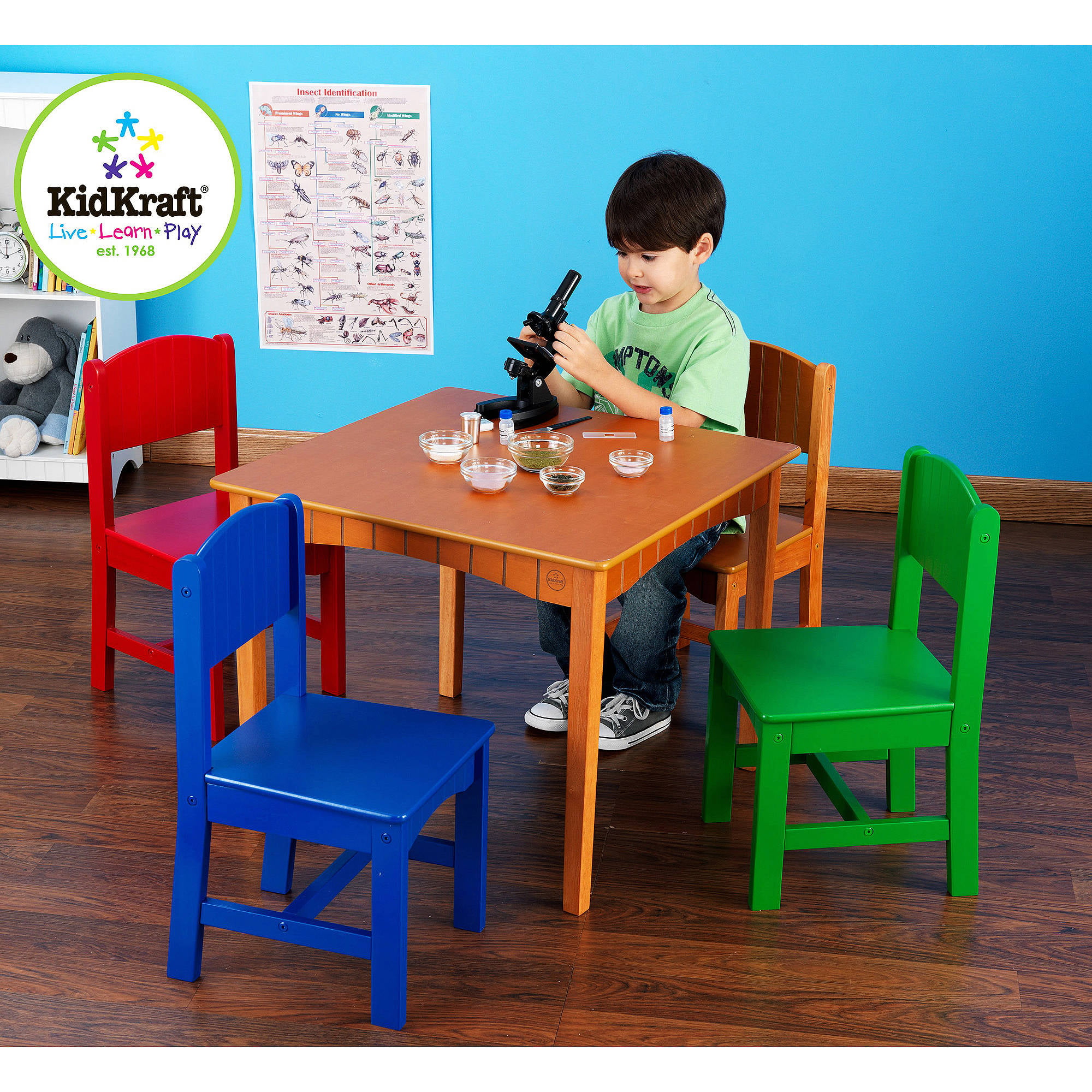 childrens table and chair set walmart