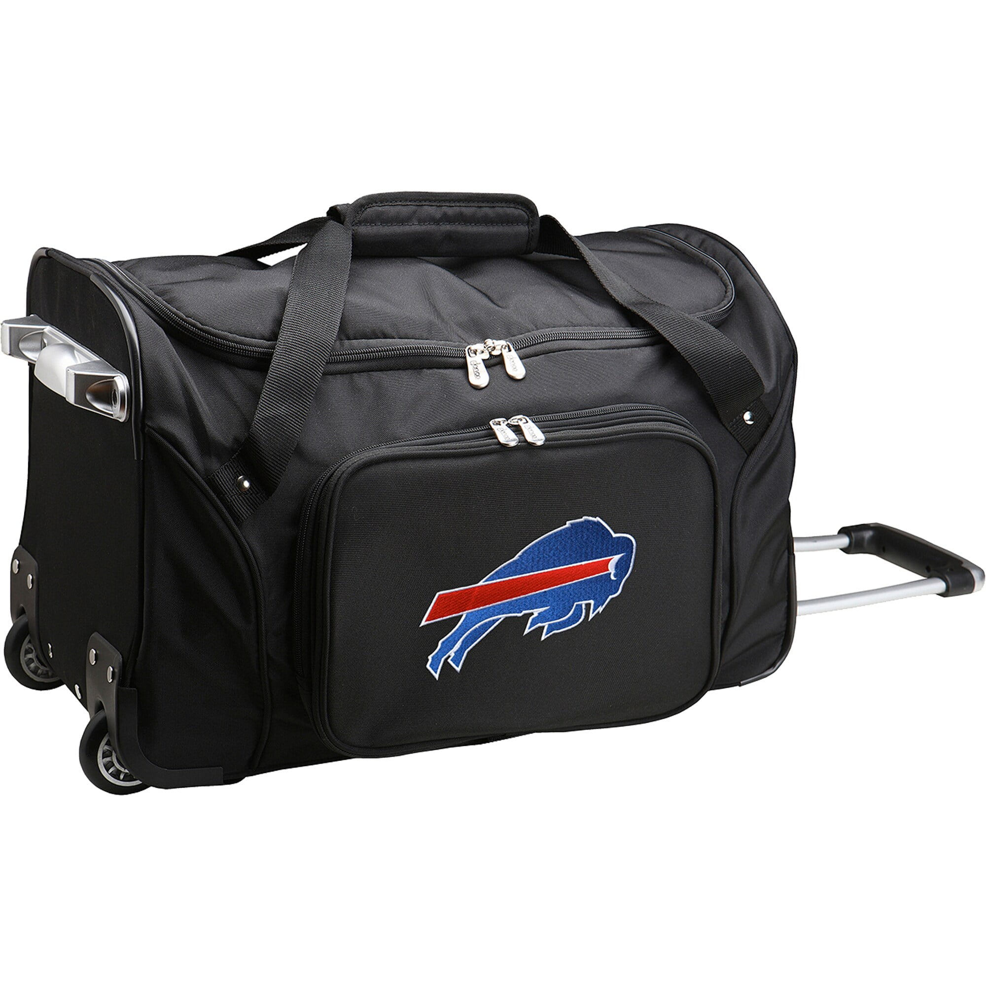 Buffalo Bills 22" 2Wheeled Duffel Bag Black