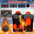 thumbnail image 2 of PVCS Outdoor Warm Clothing Heated for Riding Skiing Fishing Charging Via Heated Coat, 2 of 9