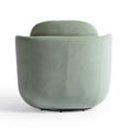 thumbnail image 5 of Wolfie Mint Green Velvet Swivel Chair, 5 of 8