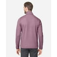 thumbnail image 3 of CORE365 CE73 Men's Venture Heathered Stripe Quarter-Zip Pullover-BURGUNDY/ WHITE-5XL, 3 of 6