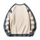 thumbnail image 5 of pstuiky camisas de manga larga para hombre, Sudadera con capucha y cuello redondo de manga larga con bloques de color para hombre Tops casuales para hombres m, 5 of 9