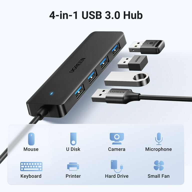 UGREEN 4-Port USB 3.0 Hub