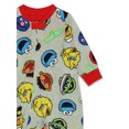 thumbnail image 4 of Sesame Street Elmo Cookie Monster Infant Toddler Footless Sleeper Pajamas IS21088ON, 4 of 7