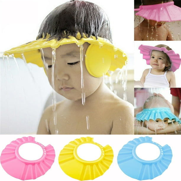 Gorro De Baño Para Ducha Con Champú Para Bebé Gorro De Baño Ajustable Suave Para Bebé Pequeño Minnieouse AP007166-01