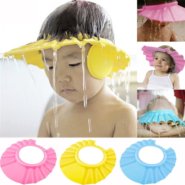 Gorro De Baño Para Ducha Con Champú Para Bebé Gorro De Baño Ajustable Suave Para Bebé Pequeño Minnieouse AP007166-01