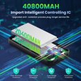 thumbnail image 2 of Cargador portátil Power Bank de 40.800 mAh con 2 cables y 25 W PD, 2 of 6