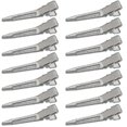 thumbnail image 1 of 50 Pack 1.75 Inches Single Prong Curl Metal Hair Clips For Dreads Lock Clips Hair Alligator Clips Silver Section Clips Metal Alligator Clips Hair Pins, 1 of 5