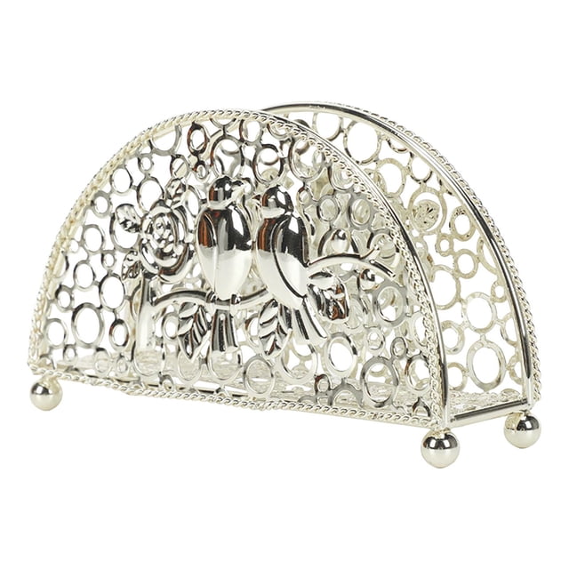 GUOOL Stable Napkin Holder Bathroom Storage Rack Metal Iron Standing Paper Napkin
