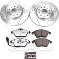 thumbnail image 3 of PowerStop Front Z26 Street Warrior Carbon-Fiber Ceramic Brake Pad and Drilled and Slotted Rotor Kit Fits: AUDI VOLKSWAGEN Select Models K2259-26, 3 of 9