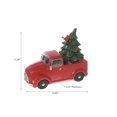 thumbnail image 3 of Polyresin Red Truck With Christmas Tree Décor, 3 of 3