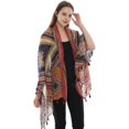 thumbnail image 2 of HSHDLDF Foulard Boho pour Femmes Légère à Imprimé Floral Foulard Automne Hiver Mode Châle à Franges, 2 of 6