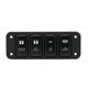thumbnail image 2 of LUCES DE CONDUCCIÓN LUCES DE APAGADO LED BARRA de lámpara Panel De 4 Interruptores Soledad Panel de interruptor basculante de 4 grupos, 2 of 10