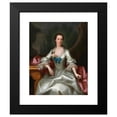 thumbnail image 2 of Allan Ramsay 20x24 Black Modern Framed Museum Art Print Titled - Portrait of a Lady in an Elegant Dress, 2 of 5