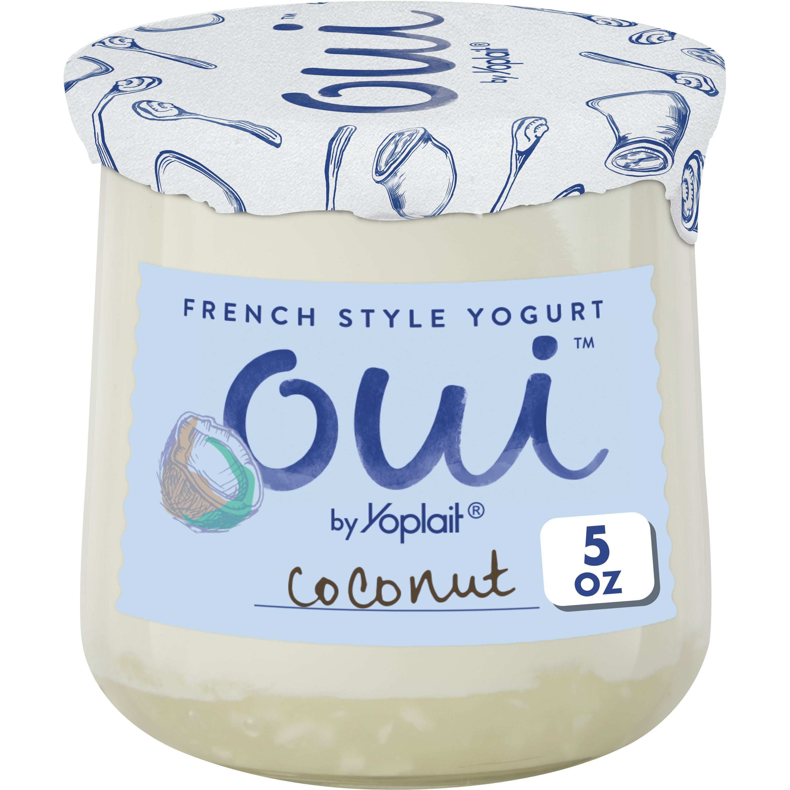 24 ct ~ 5 oz. large ~ Oui Yogurt Glass Jars ~ Label Free & Clean 