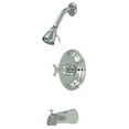 thumbnail image 1 of Kingston Brass KB2631BX Pressure Balance Tub & Shower Faucet - Polished Chrome, 1 of 6