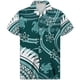thumbnail image 4 of Camisa hawaiana con estampado tribal polinesio de moda Harajuku de gran tamaño más nueva, camisetas casuales de manga corta de verano transpirables para hombres, 4 of 4