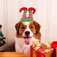 thumbnail image 3 of 1 unid Navidad payaso sombrero de color Bloqueado de color Hat Accesorios para mascotas Suministros de ropa Cosplay Tocado, 3 of 4