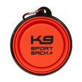 thumbnail image 1 of Plato deportivo portátil para alimentación de mascotas K9, color rojo, 1 of 4