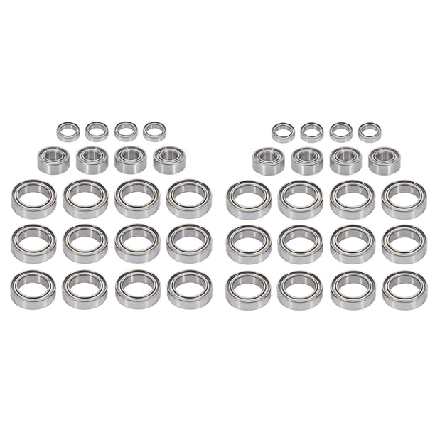 Juego de Rodamientos de Bolas de 40 Piezas BE001 BE002 BE003 para JLB Racing CHEETAH 11101 21101 J3 Speed 1/10 RC Coche Repuestos de Actualización