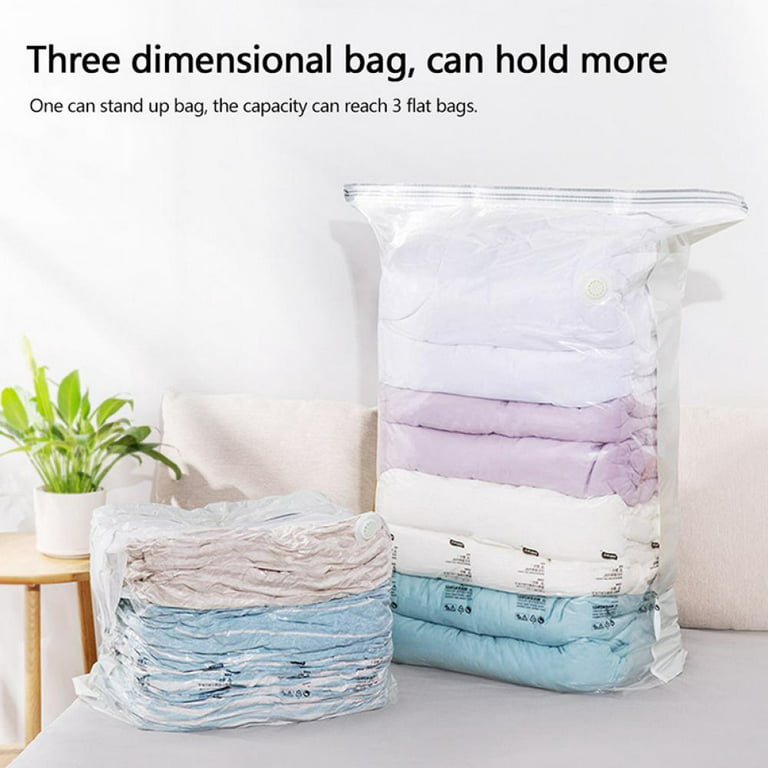 Clothes Compression Storage Bags Hand Rolling Clothing Vacuum Bag Packing  Sacks Travel Space Saver Bags for Luggage Seal Bags - AliExpress