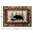 thumbnail image 5 of Flash Furniture Ursus Rectangular Rustic Green, Black, Beige, Brown Area Rug, 4' x 5', 5 of 7