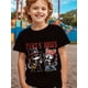 thumbnail image 1 of Camiseta juvenil con estampado 3D de gato de la banda de rock PAWS N ROSES - Camiseta de verano de manga corta, camiseta de fiesta para jóvenes | Ropa con temática de rock | Camiseta ligera para jóv, 1 of 6