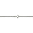 thumbnail image 3 of White Sterling Silver chain Rolo 18 in 1.1 mm 1.1mm, 3 of 5
