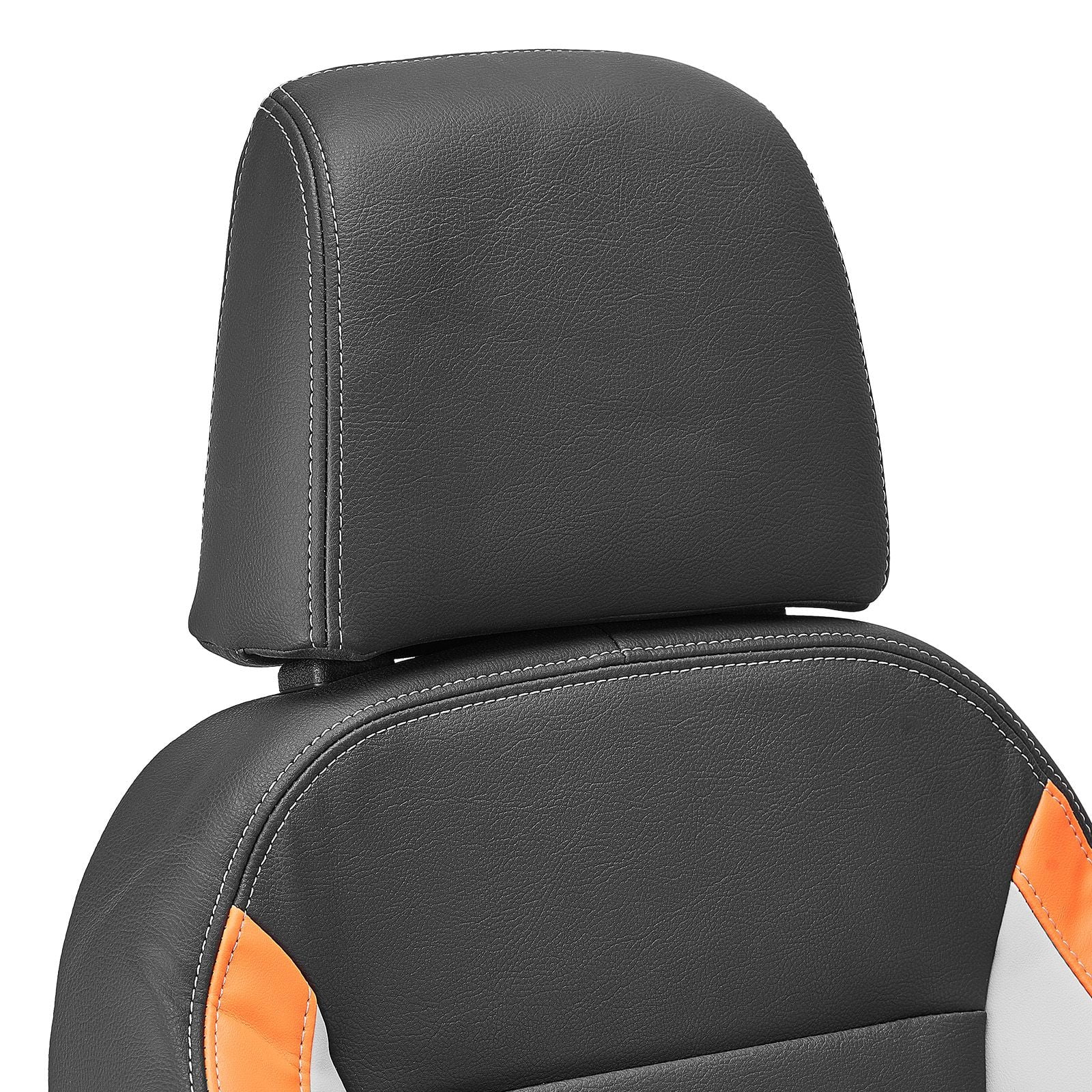 Universal Forklift Seat, Tractor Seat with Adjustable Back, Armrest, Headrest & Safety Belt, Secure Tractor Seat with Micro Switch, Ergonomic Lawnmower Seat for Skid Loader Bulldozer