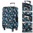 thumbnail image 5 of Dark Blue Princess Castle Pattern Luggage Cover Fashion Suitcase Cover Baggage Covers Fit 25-28 Inch Luggage (Go Travel), 5 of 5