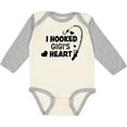 thumbnail image 3 of Inktastic I Hooked Gigi's Heart with Fishing Rod Boys or Girls Long Sleeve Baby Bodysuit, 3 of 5