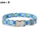 thumbnail image 2 of Collar para perro niña con estampado de flores de margaritas adorable y bandera estadounidense, 2 of 5
