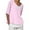 Pink, variant on Womens 3/4 Sleeve Tops Ladies Tops And Blouses Long Sleeve T Shirts for Women Long Sleeve Women's Blouses & Button-Down Shirts Items Under 5 Dollars