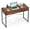 Brown, variant on 44" Industrial Computer Desk with 2-Drawer, Study Writing Desk with Steel Frame for Home Office,Black