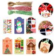 thumbnail image 4 of 1 Ensemble Étiquette Cadeau de Noël Chic Étiquette Suspendue Sûre Étiquette de Note, 4 of 6