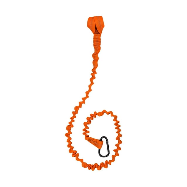 koolsoo Kayak Paddle Leash 3-5 Feet Stretchable for SUP Fishing Pole Tether Kayaking Orange
