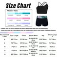 thumbnail image 7 of Zaldita Kids Girls 2 Piece Dance Outfit Printed Camisole and Booty Shorts Set Sports Bra Active Butterfly 8, 7 of 7