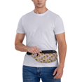 thumbnail image 3 of Cute Avocado Flower Purple Fanny Packs Waist Bag Crossbody Bags for Women Men, 3 of 7