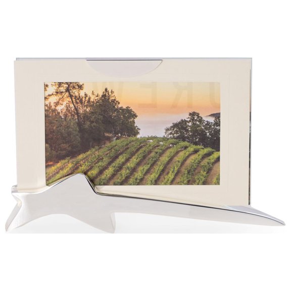 Silver Plated Star Picture Frame.