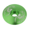 thumbnail image 2 of Accesorio de Cubierta de Tapa Del Del Vástago de Bicicleta de Carretera de de Aleación de Aluminio Del Rendimiento Escorpión Verde Macarena Tapa superior para auriculares de bicicleta, 2 of 8