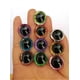 thumbnail image 2 of 20 piezas de ojos de seguridad con purpurina 3D para hacer tú mismo, para juguetes de crochet, amigurumi, muñecos de colores variados, ojos de 10/12/14/16/18/20/22/24 mm, 16 mm, morado, 2 of 5