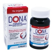 (2 pack) DONA Crystalline Glucosamine Sulfate 60 Caplets