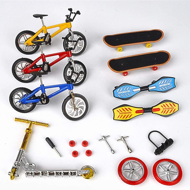 Tech Deck Skateboards Fingerboard Mini Scooter Two Wheel Scooter Childrens Educational Toys Finger Scooter Bike