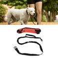 thumbnail image 3 of Hands Free Dog Leash, Adjustable Reflective Waist Leash with Detachable Zipper Bag for Walking Jogging Hiking Training, 3 of 7