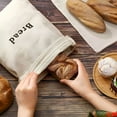 thumbnail image 4 of ACDANC 2026 New 1Pc Linen Bread Bags Reusable Drawstring for Loaf Homemade Artisan Bread Storage for Kitchen,Bakery,Home,Grocery,Storage, 4 of 7